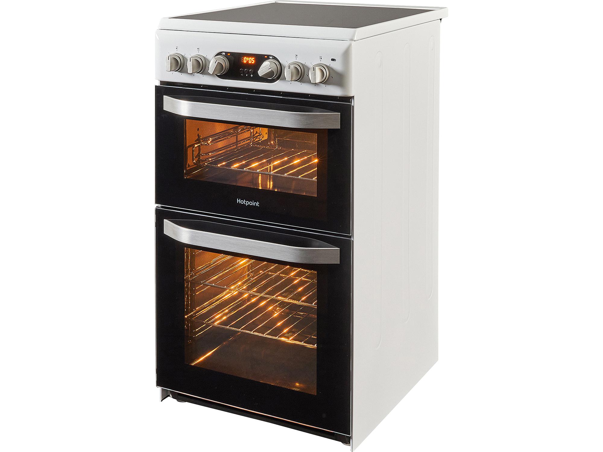 Hotpoint HD5V93CCW/UK review | Electric 62cm Freestanding cooker - Which?