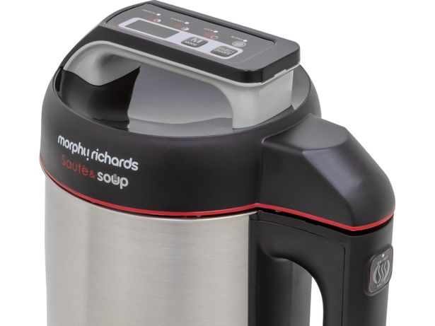 Spaghetti and Ribbons Morphy Richards 501014 Saute and Soup Maker Brushed Stainless Steel & Morphy Richards Electric Spiralizer 2 blades 