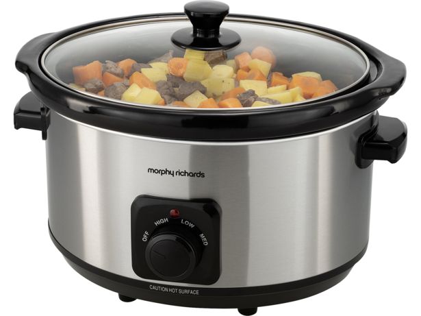 Morphy Richards 6.5L Ceramic Slow Cooker 461013 front view