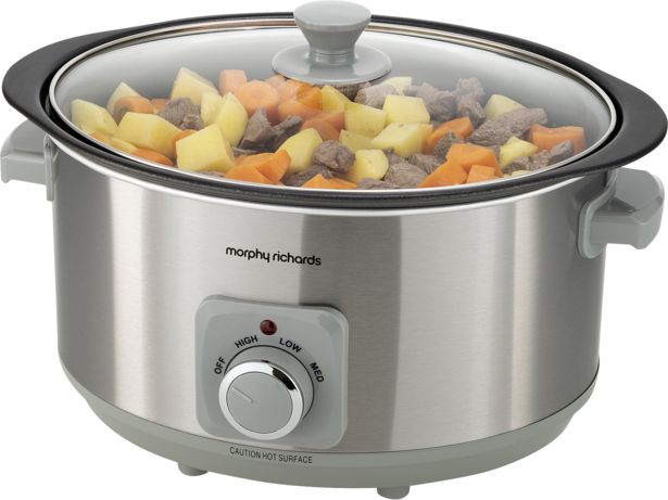 Morphy Richards 461016EE Sear & Stew Slowcooker 6,5 L Or Rose Aluminium