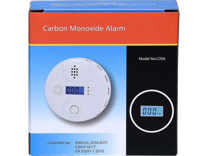 Unbranded Carbon monoxide alarm 10 - thumbnail side
