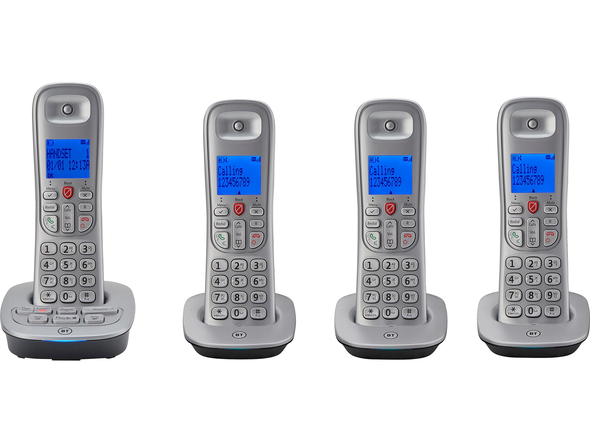 BT 5960 Quad review Phone and Answering Machine 4 handsets Cordless