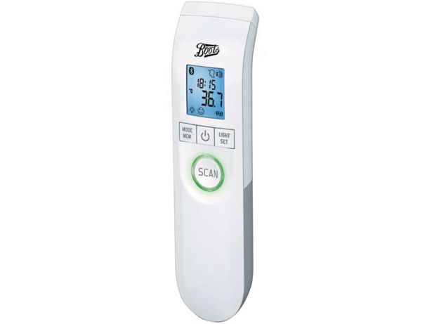Boots Bluetooth Enabled Non-Contact Thermometer - thumbnail front