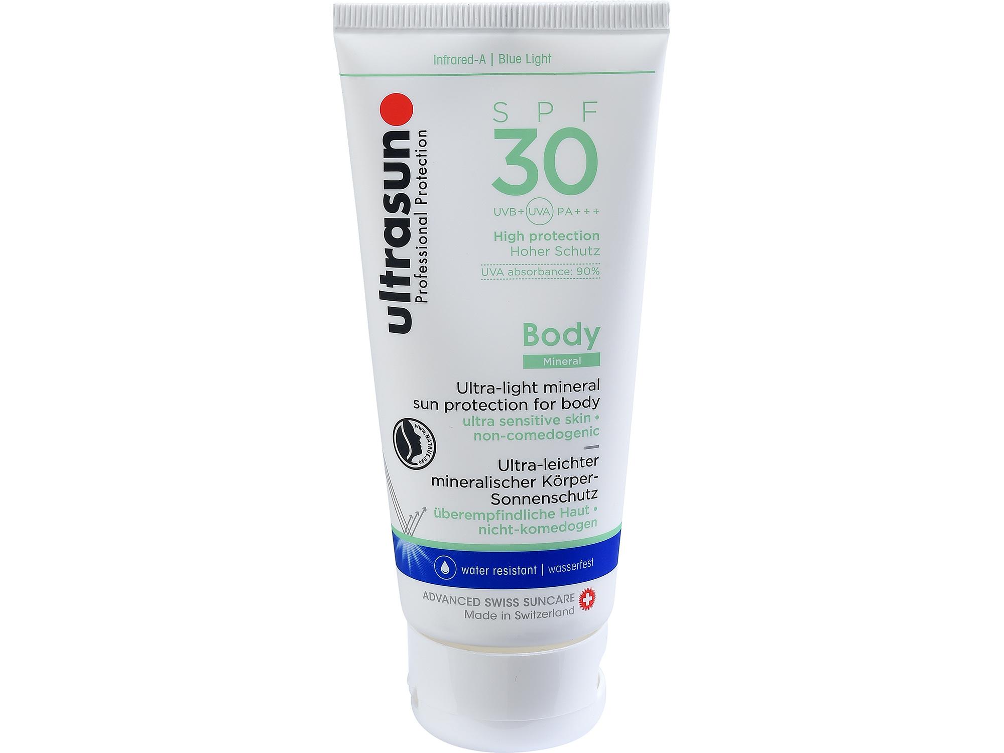 Ultrasun Body Mineral Sunscreen SPF 30 review - Which?