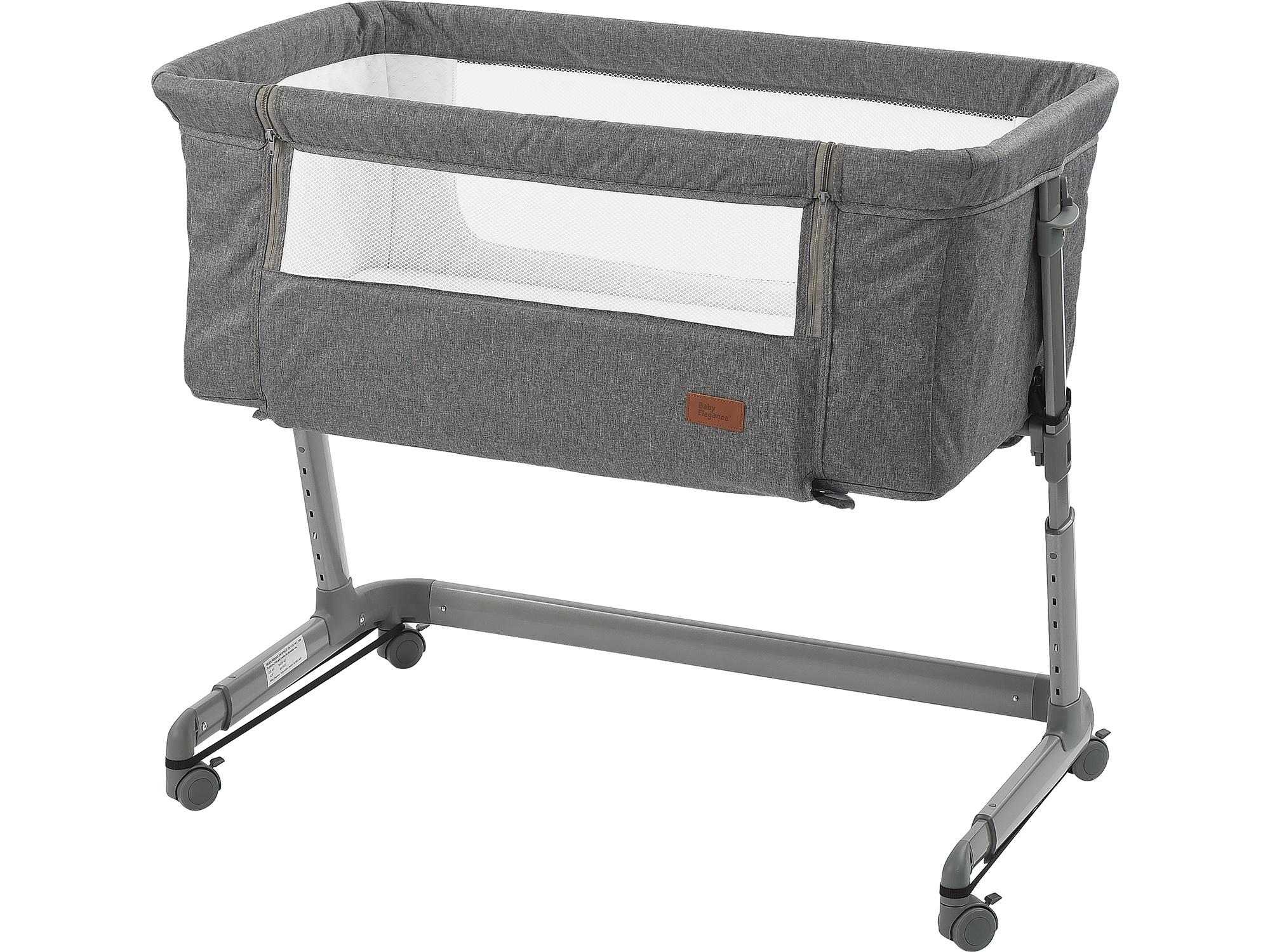 Baby Elegance Dote Bedside Crib review Transforms into a travel crib