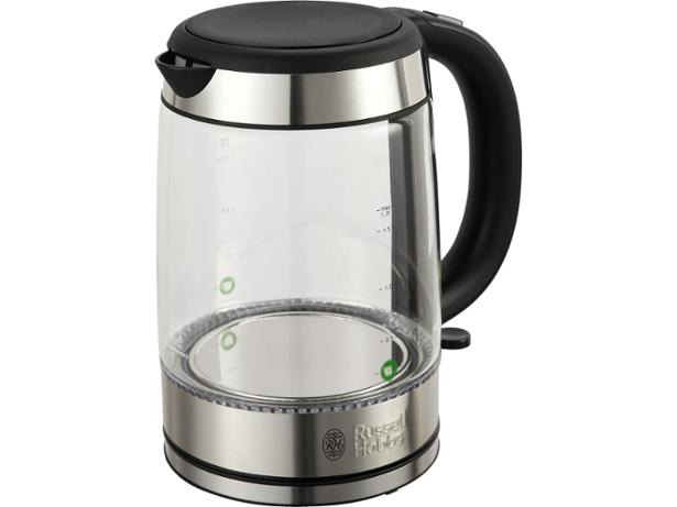 russell hobbs clear glass kettle