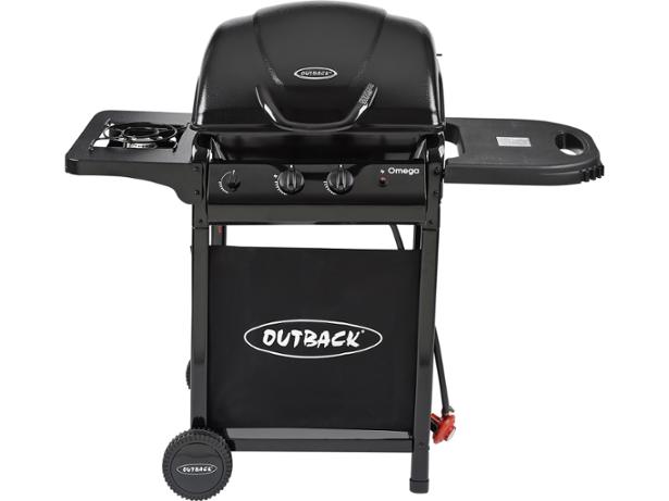 Outback Omega 250 2-Burner gas BBQ - thumbnail side