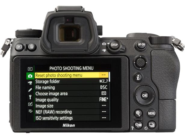 Nikon Z7 - thumbnail rear