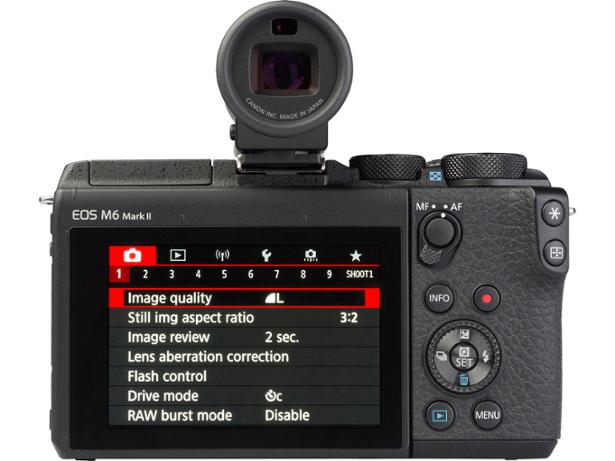 Canon EOS M6 Mark II  - thumbnail rear